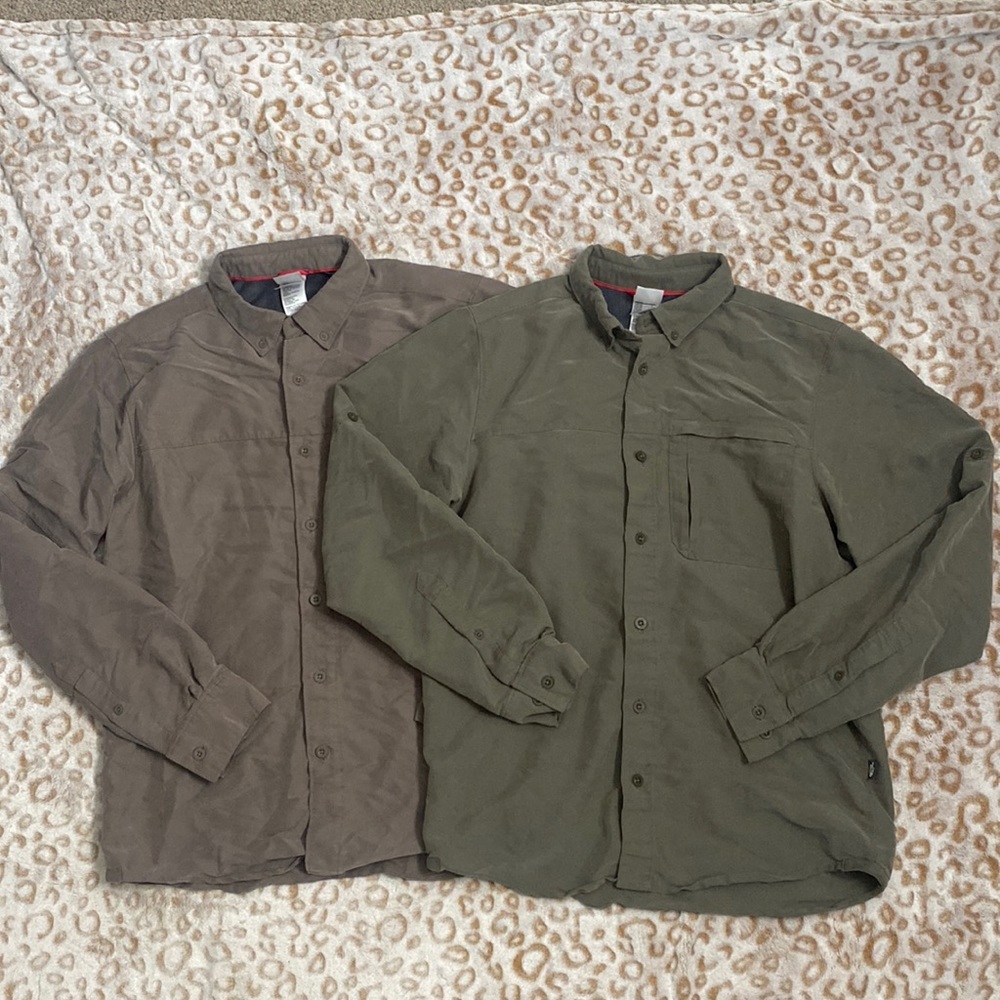 Mens Northface Button Up Bundle